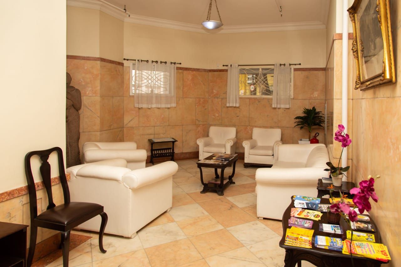 Recepção do Hotel Carioca no Centro do Rio de Janeiro