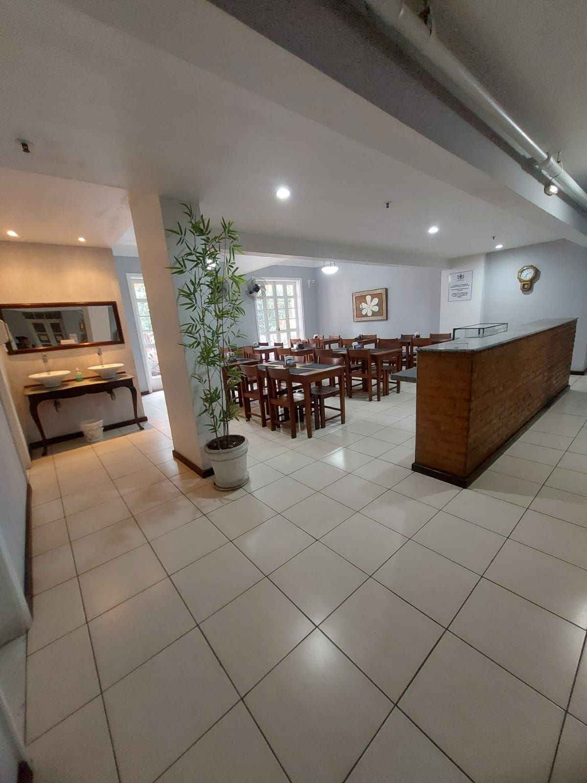 Recepção e áreas comuns do Hotel Carioca